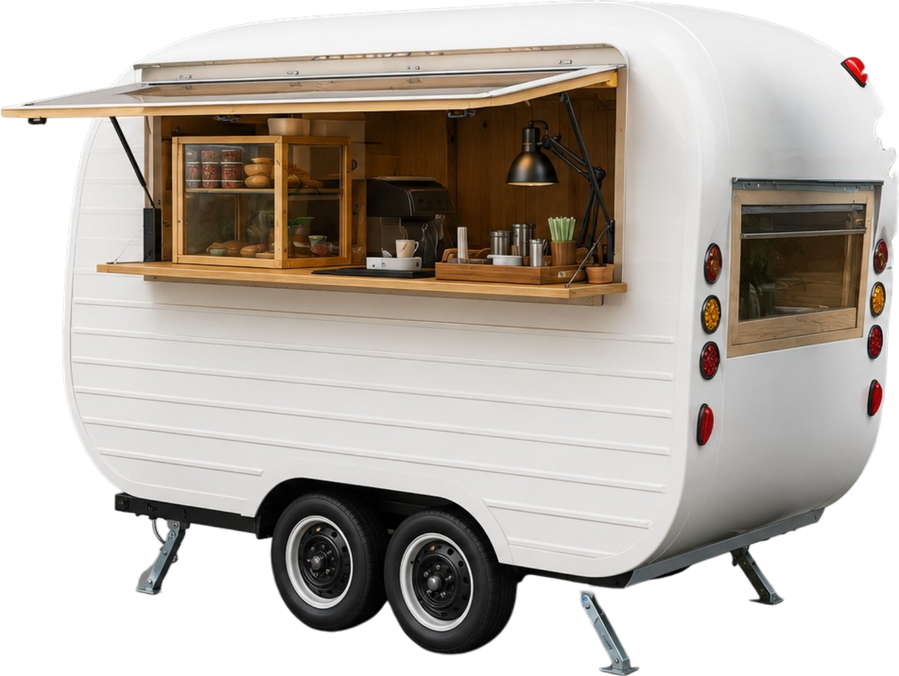 Project CAN's caravan cafe.